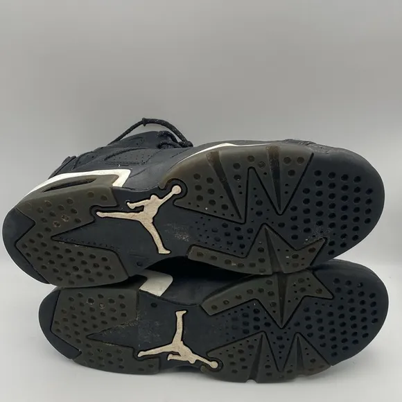 Nike Jordan 6 Retro Black Cat GS 384665-020 Youth Sneakers Size 6