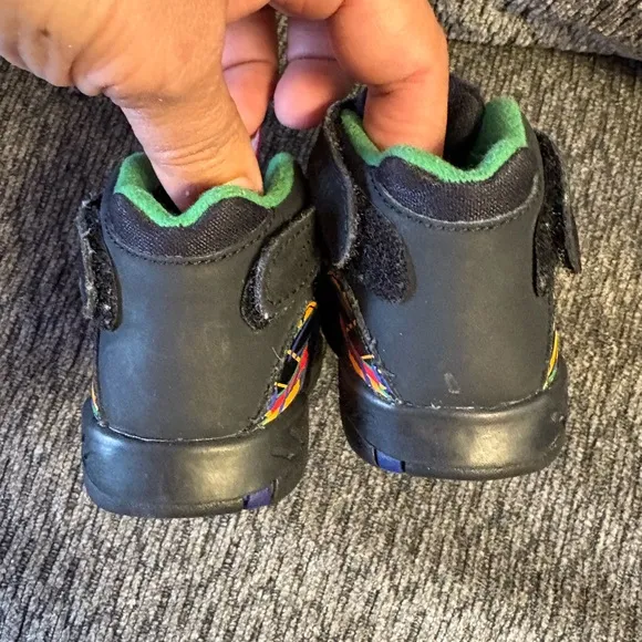 Nike Jordan 8 Retro TD US 4C Toddler Black Shoes Basketball Hi Top 305360 004