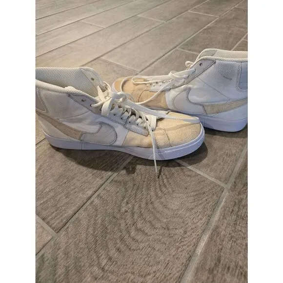 Nike SB Zoom Blazer Mid PRM Skate Shoe Summit White Size 9