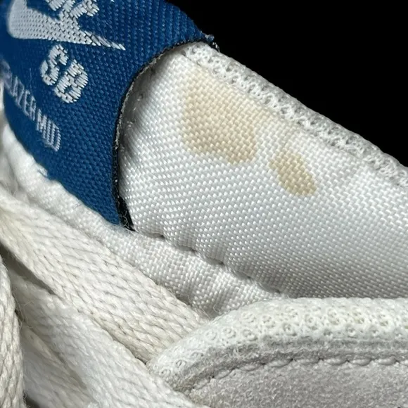 NIKE SB Zoom Blazer Mid Skate Sneakers White/Court Blue Men's 9 Women's 10.5