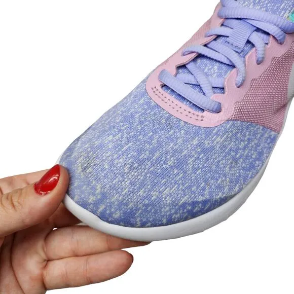 Nike Shoes Youth 5.5 Purple Pink Pastel Low Tops Tennis Sneakers Running Gym