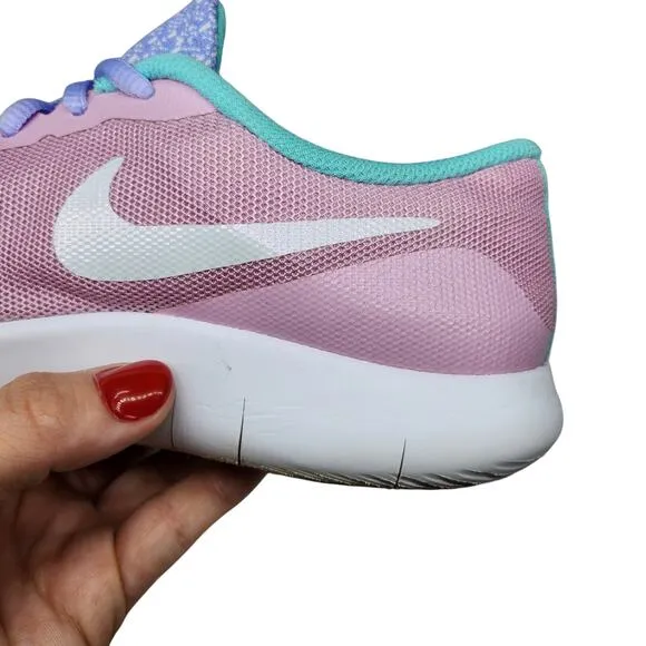 Nike Shoes Youth 5.5 Purple Pink Pastel Low Tops Tennis Sneakers Running Gym