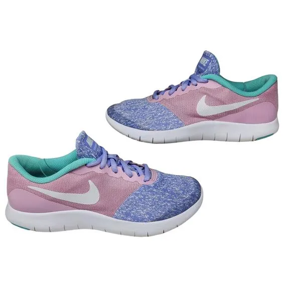 Nike Shoes Youth 5.5 Purple Pink Pastel Low Tops Tennis Sneakers Running Gym