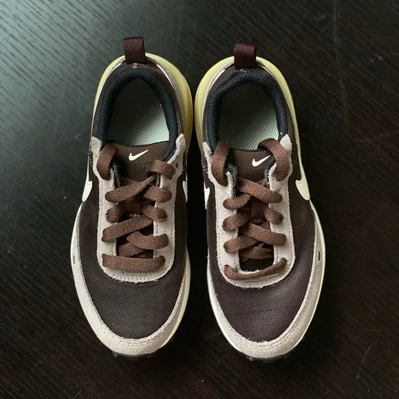 Nike Waffle One DC0480-200 Little Kid's Brown Multicolor Running Shoes sz 12c