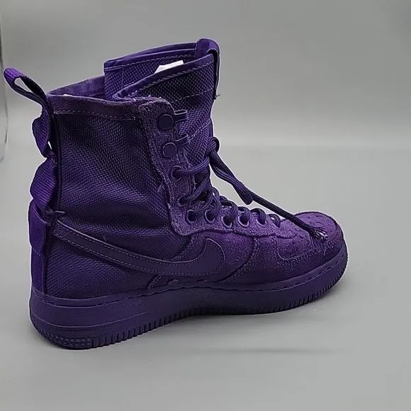 Nike SF Air Force 1 High Court Purple Youth Shoes Shoes Size 4 884024-500