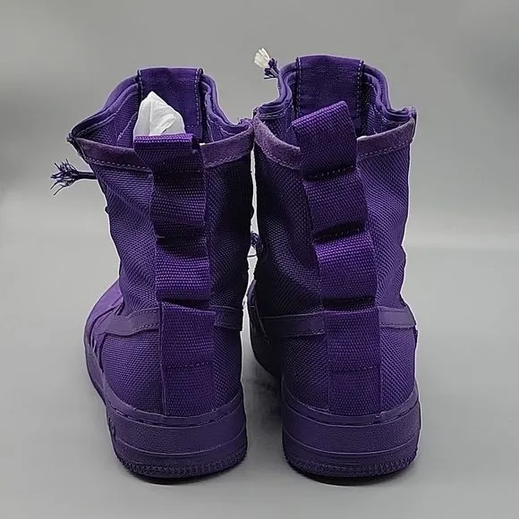 Nike SF Air Force 1 High Court Purple Youth Shoes Shoes Size 4 884024-500
