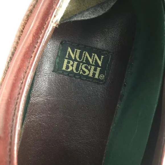 Nunn Bush Leather Oxford Shoes Brown Size 13