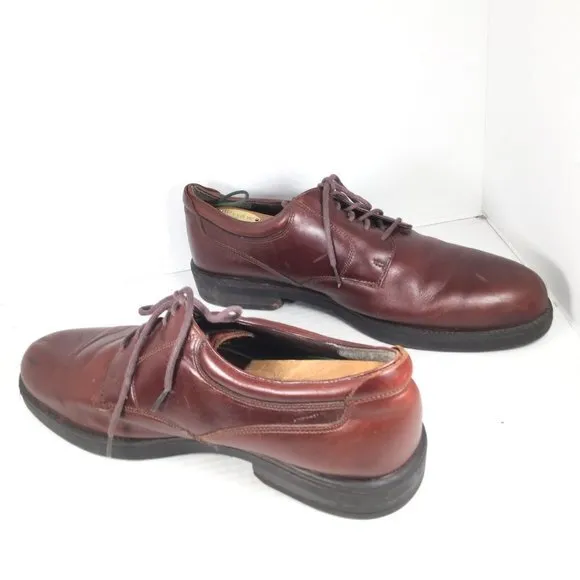 Nunn Bush Leather Oxford Shoes Brown Size 13