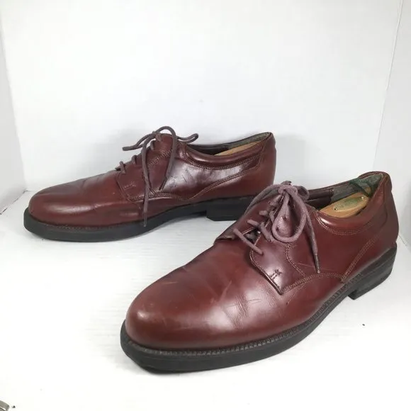 Nunn Bush Leather Oxford Shoes Brown Size 13