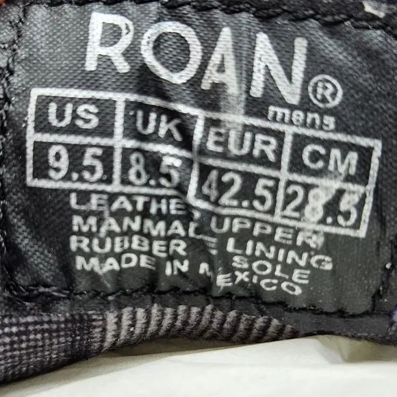 NWB Mens Roan Tobias shoes size 9.5