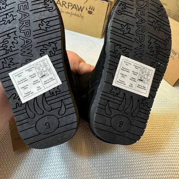 NWT Bearpaw Rosaline toddler boots cowhide suede exterior wool blend interior