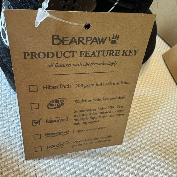 NWT Bearpaw Rosaline toddler boots cowhide suede exterior wool blend interior