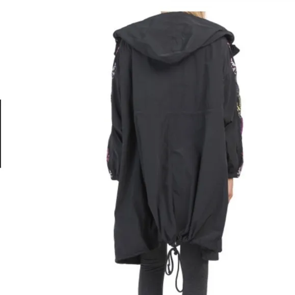 NWT * Free People FP Movement Friday Night Lights Jacket / Black