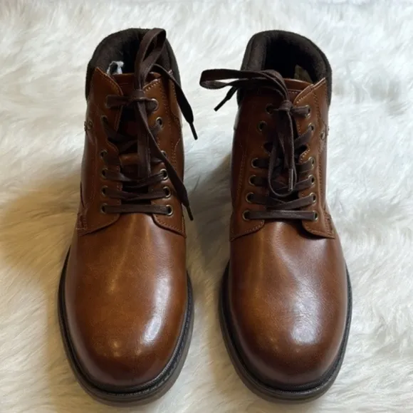 NWT Rush By Gordon Rush Lace up Brown Boots Size 12