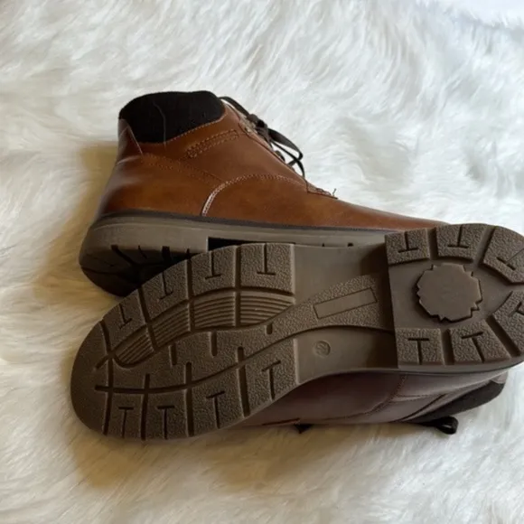 NWT Rush By Gordon Rush Lace up Brown Boots Size 12