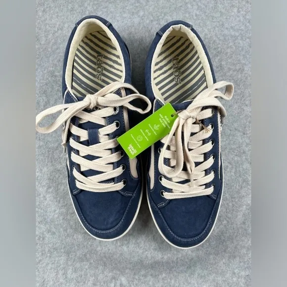 NWT Taos Women’s Shooting Star Shoes-Size: 8-Color: Indigo/Beige