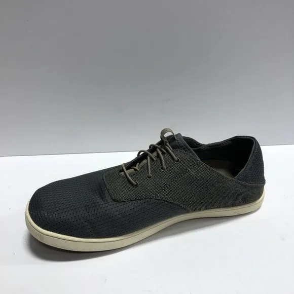 Olukai Men's Nohea Moku Slip On Gray Shoes Size 11 M