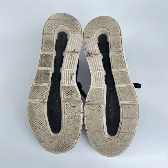 On Cloud The Roger Clubhouse Women's Sneakers 8.5 Black Leather Athletic Shoes