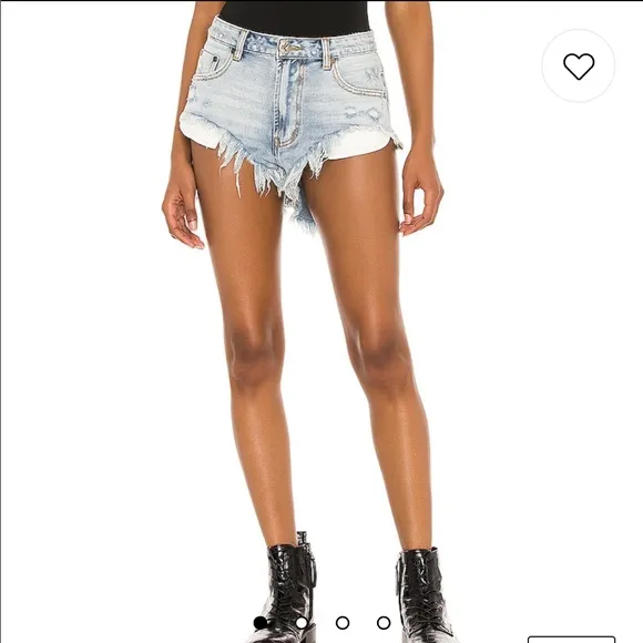 One teaspoon x denim shorts 26 summer must have fashion designer women girls top