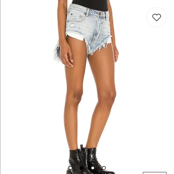 One teaspoon x denim shorts 26 summer must have fashion designer women girls top