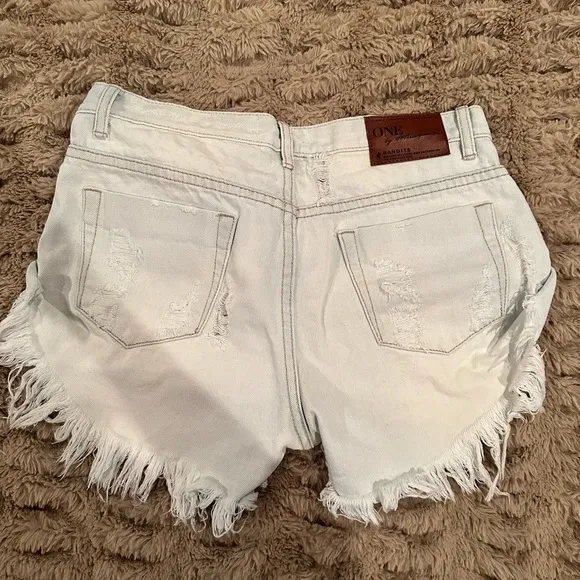 One teaspoon x denim shorts 26 summer must have fashion designer women girls top