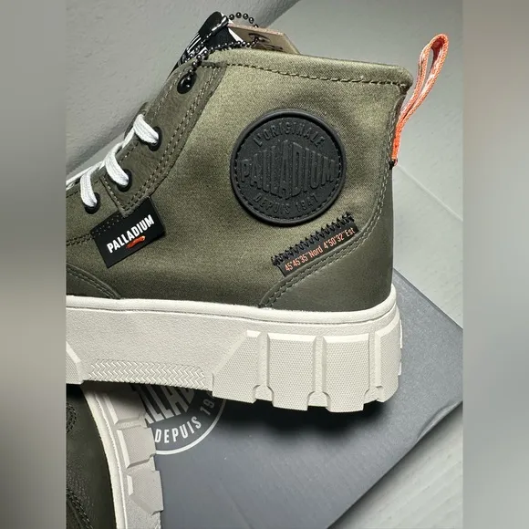Palladium Pallatower Boots Women’s High Top Olive Night Urban Street Wear 8.5/40