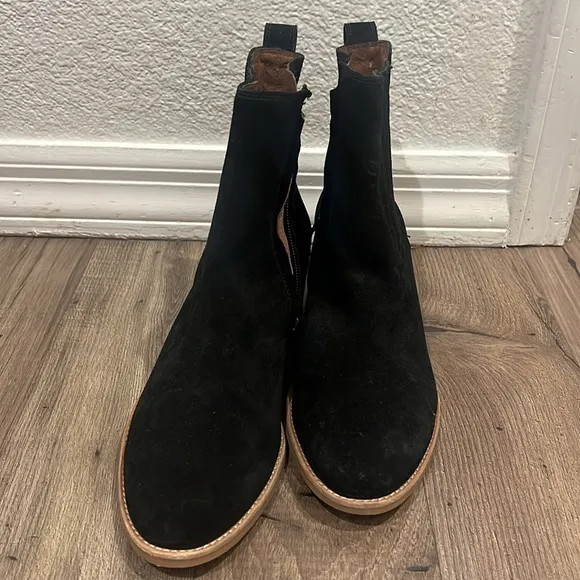 Paul Green Sante cowboy Suede Ankle Boots