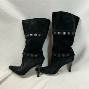 Pedro Garcia Suede Boot Black