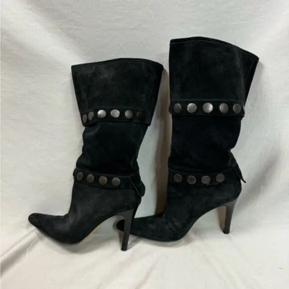 Pedro Garcia Suede Boot Black