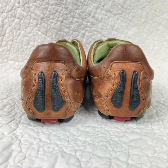 🔥PIKOLINOS Men’s Brown Leather Fuencarral Slip On Driving Loafers Shoes