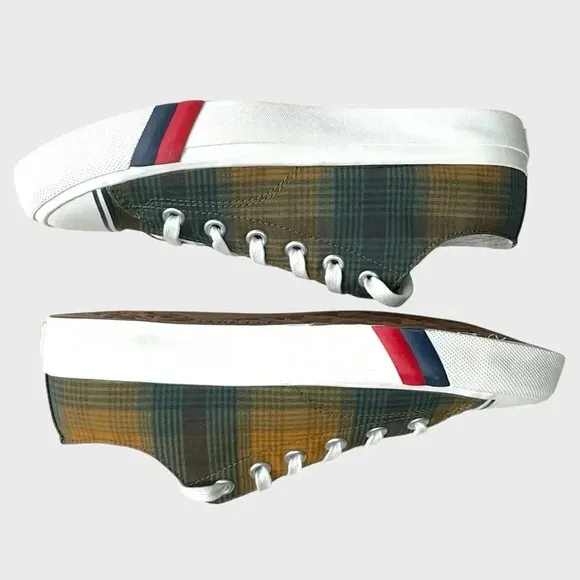 PRO-KEDS NWOT FOR J CREW ROYAL LOW TOPS PLAID MENS | SIZE: 9