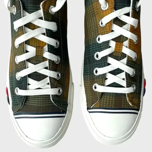 PRO-KEDS NWOT FOR J CREW ROYAL LOW TOPS PLAID MENS | SIZE: 9