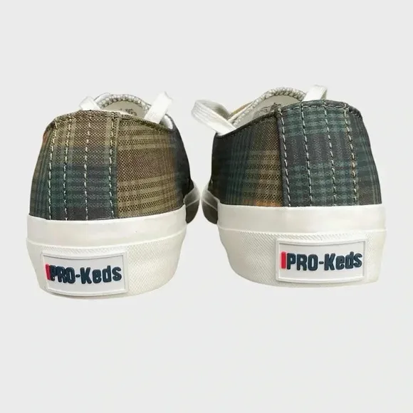 PRO-KEDS NWOT FOR J CREW ROYAL LOW TOPS PLAID MENS | SIZE: 9