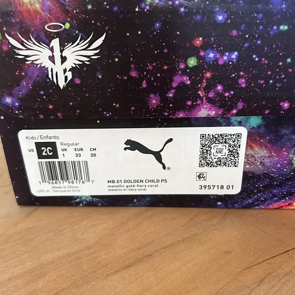 PUMA BOYS MELO GOLDEN CHILD SNEAKERS