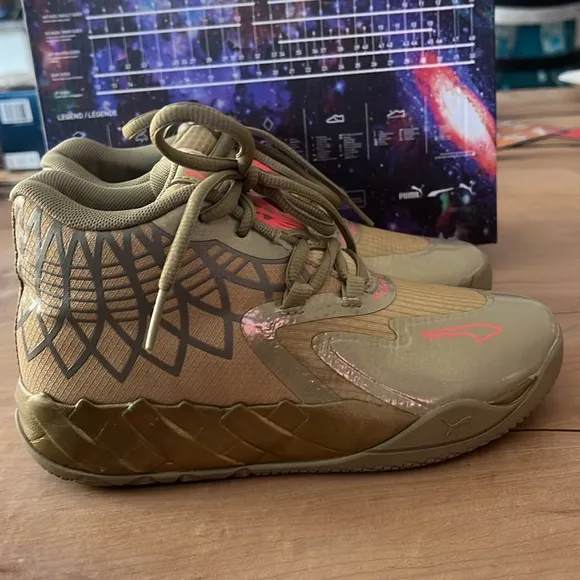 PUMA BOYS MELO GOLDEN CHILD SNEAKERS