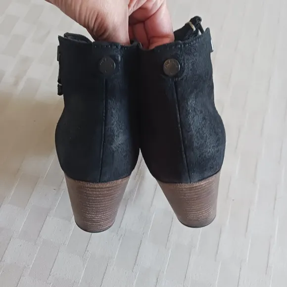 Rag &amp; Bone Margot Waxed Suede Ankle Boots
