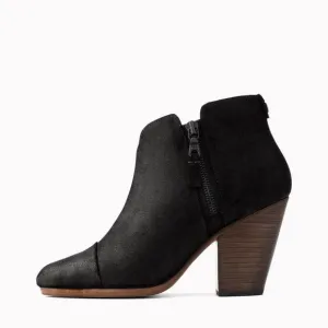 Rag &amp; Bone Margot Waxed Suede Ankle Boots