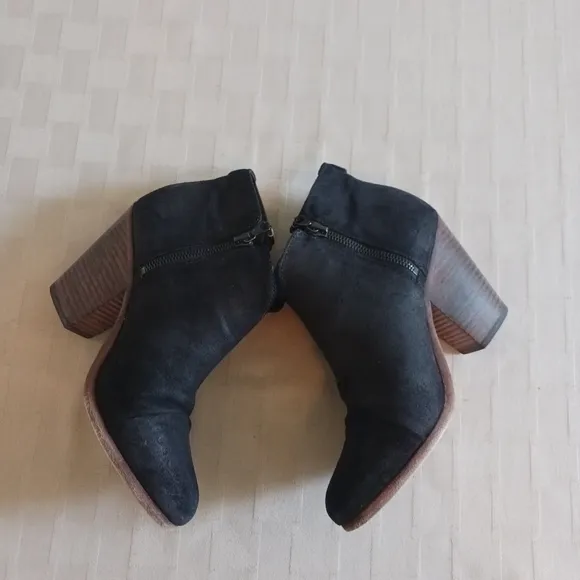 Rag &amp; Bone Margot Waxed Suede Ankle Boots
