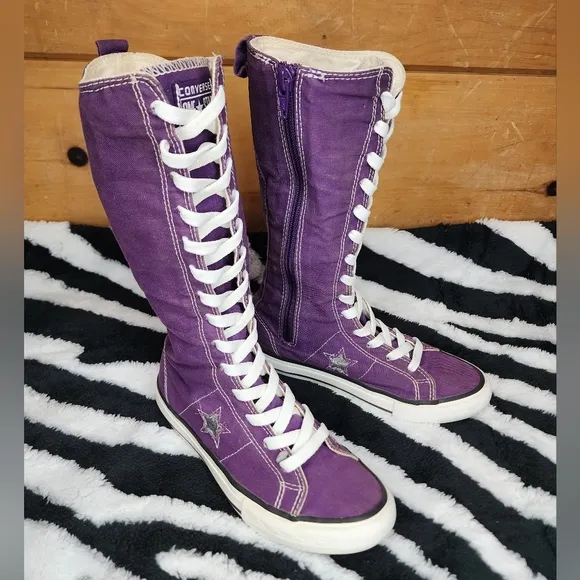 RARE Converse One Star Calf/Knee high Junior 1