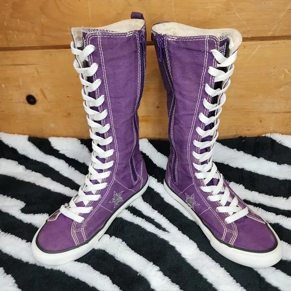RARE Converse One Star Calf/Knee high Junior 1