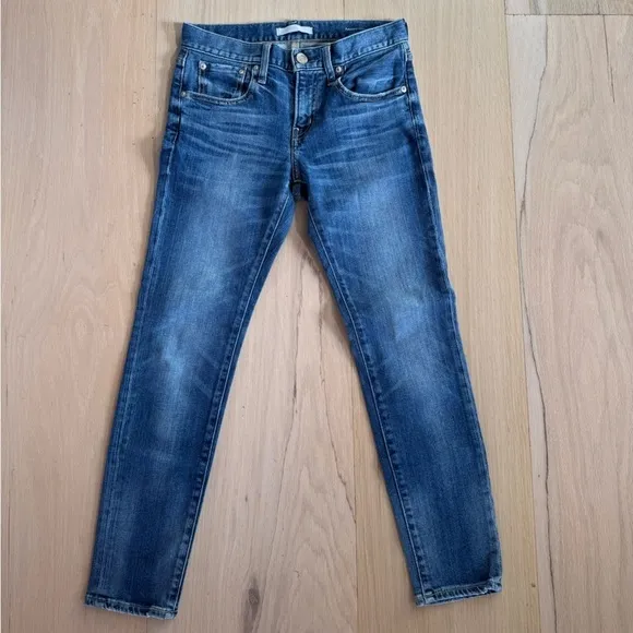 Red Card Anniversary 25th Low Rise Skinny Jeans Slim Fit Blue Denim Size 23
