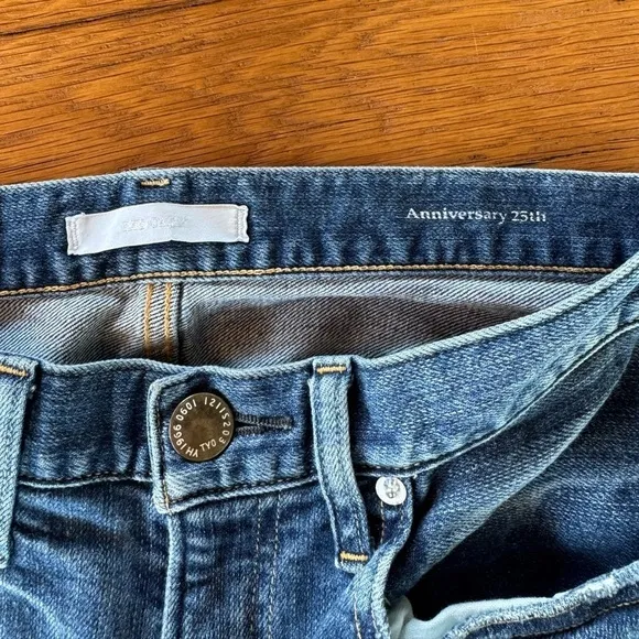 Red Card Anniversary 25th Low Rise Skinny Jeans Slim Fit Blue Denim Size 23