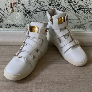 Retro J75 by JUMP Zealot White Chunky Running Sneakers Shoes High Tops 10