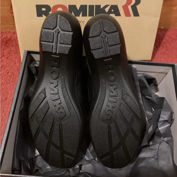 Romika | Comfy Leather Mary Jane Cassie 50 Shoes Black | 39