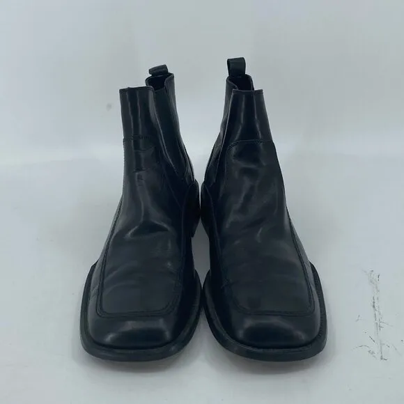 Royce Leather Black Ankle Boots | Size 12 Men's Classic