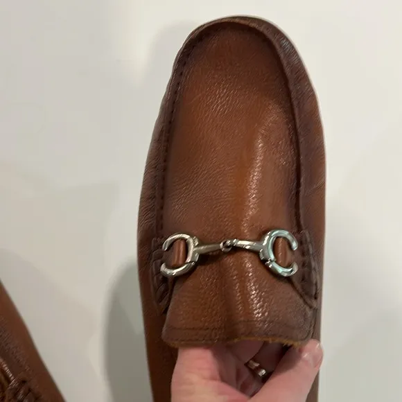 Saks 5th Avenue - horse bit leather driving shoes, slip on, 13