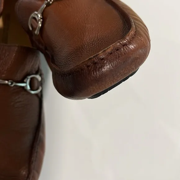 Saks 5th Avenue - horse bit leather driving shoes, slip on, 13