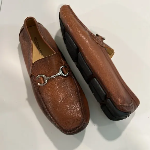 Saks 5th Avenue - horse bit leather driving shoes, slip on, 13