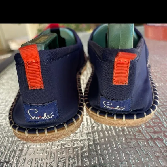 SEA STAR Beachwear Men's Shoes Size 9 Mariner Slip-On Navy Blue Sz 11