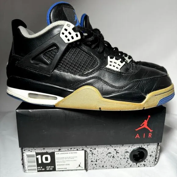Size 10 - Nike Air Jordan 4 Retro Motorsports Alternate 2017 Men's Shoes